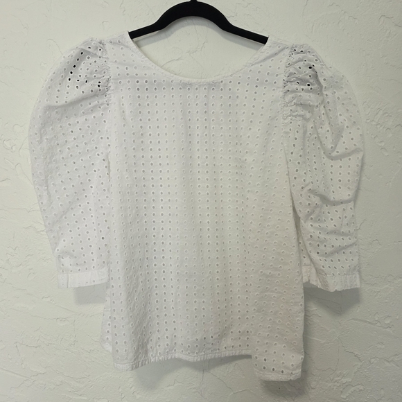 A New Day Target Emroidered White Top Size Large - Picture 2 of 12